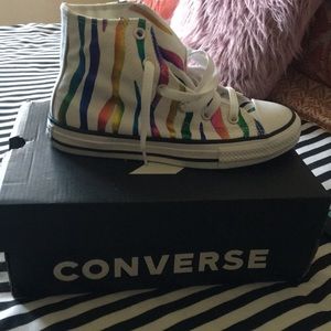 Brand new in box high top converse